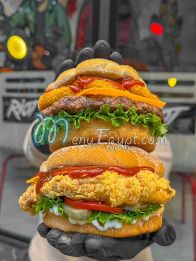 رايوت برجر منيو