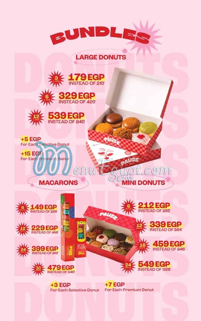 Rose Paris online menu