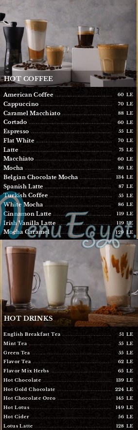 Süss menu Egypt 3