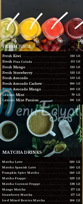 Süss menu Egypt 9
