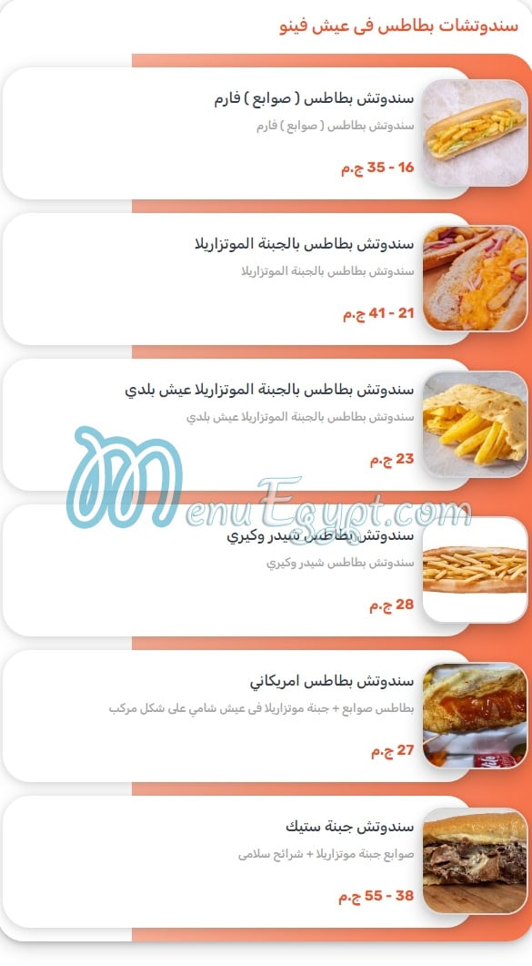 Shamandy menu Egypt 11