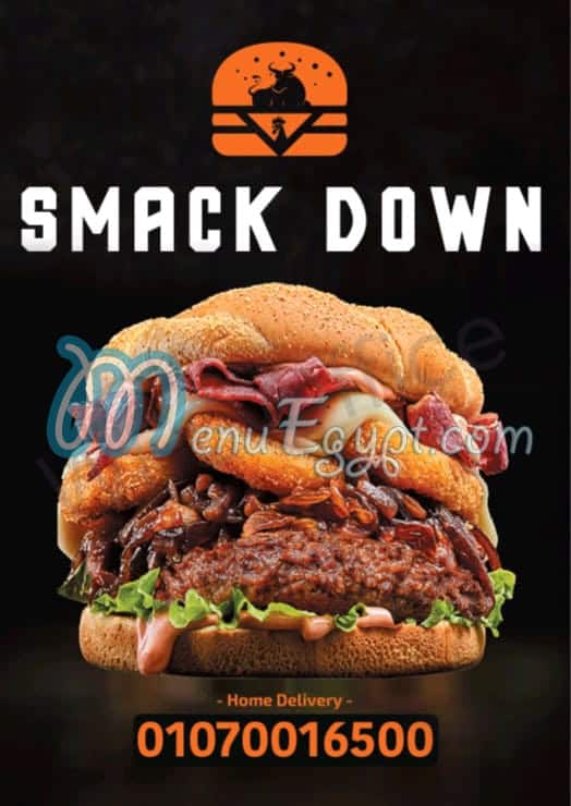SMACK DOWN menu