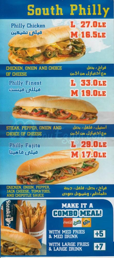 Steaks Fries menu Egypt