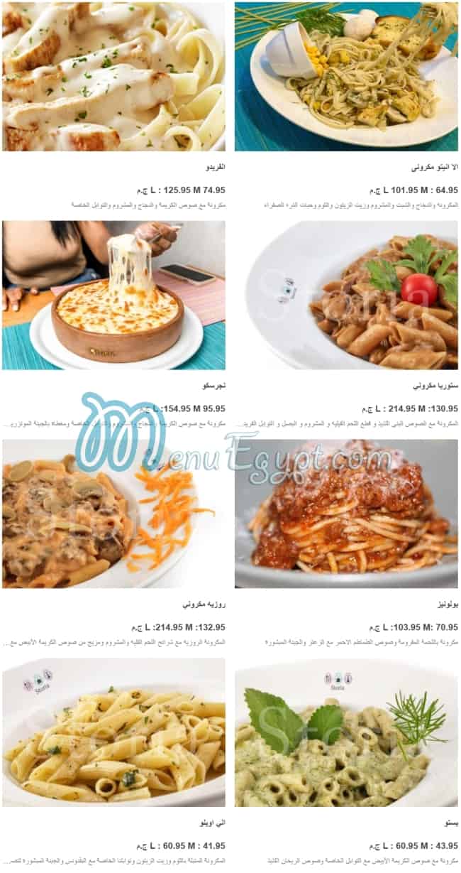 Storia Cafe & Restaurant menu Egypt 2