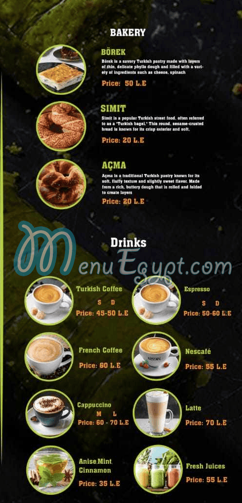 Sultan Mehmet menu