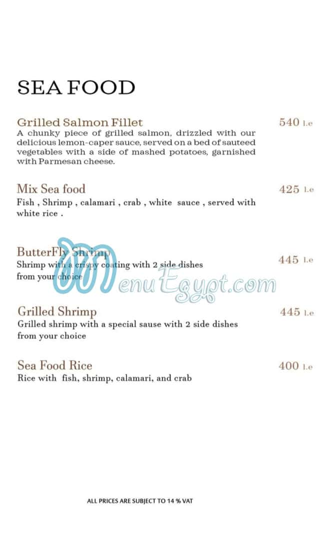 Supreme Cafe menu Egypt 8