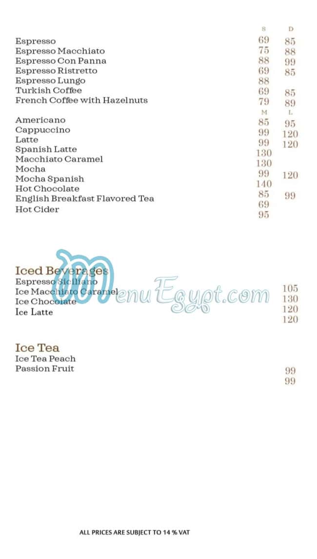 Supreme Cafe menu Egypt 13