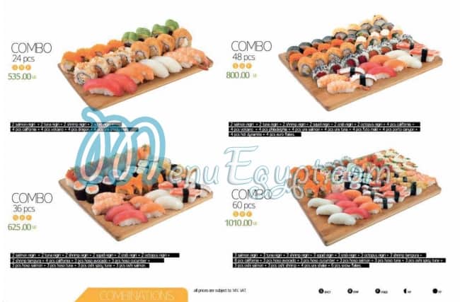 Sushi Bay delivery menu