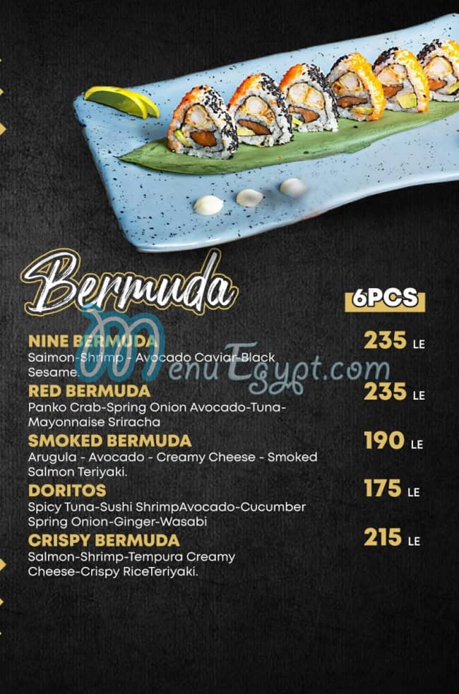 Sushi 9 menu Egypt 5