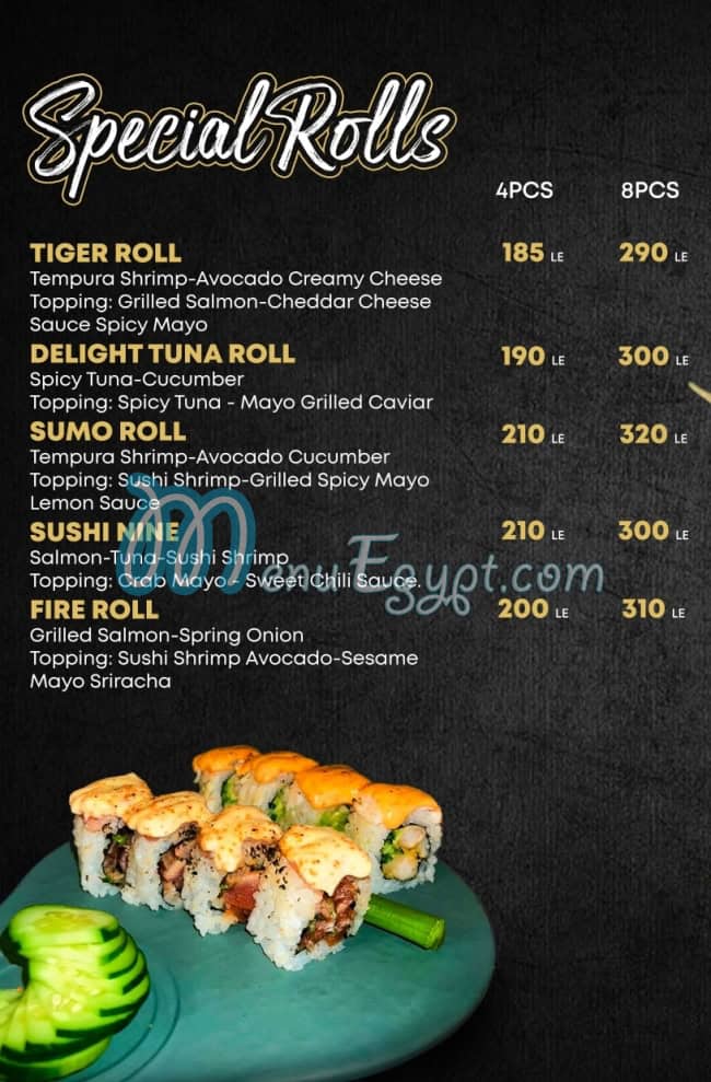 Sushi 9 menu Egypt 10