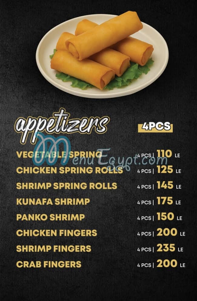 Sushi 9 menu Egypt
