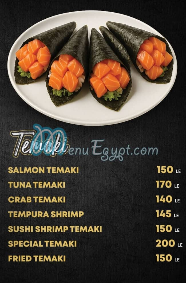 Sushi 9 menu Egypt 13