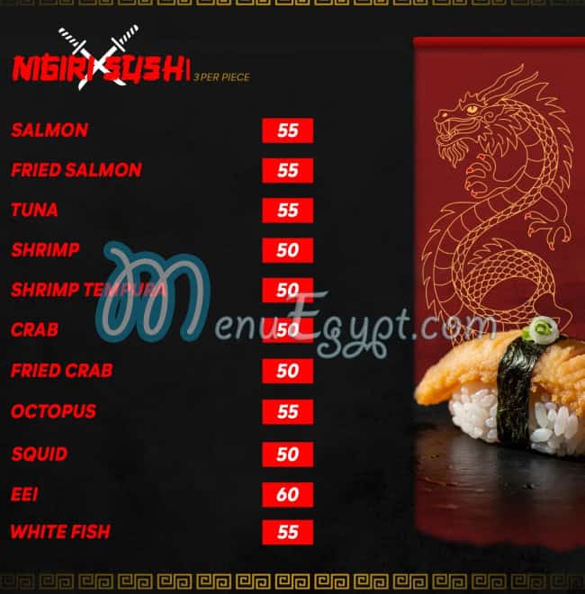 Sushi  Kingdom menu prices