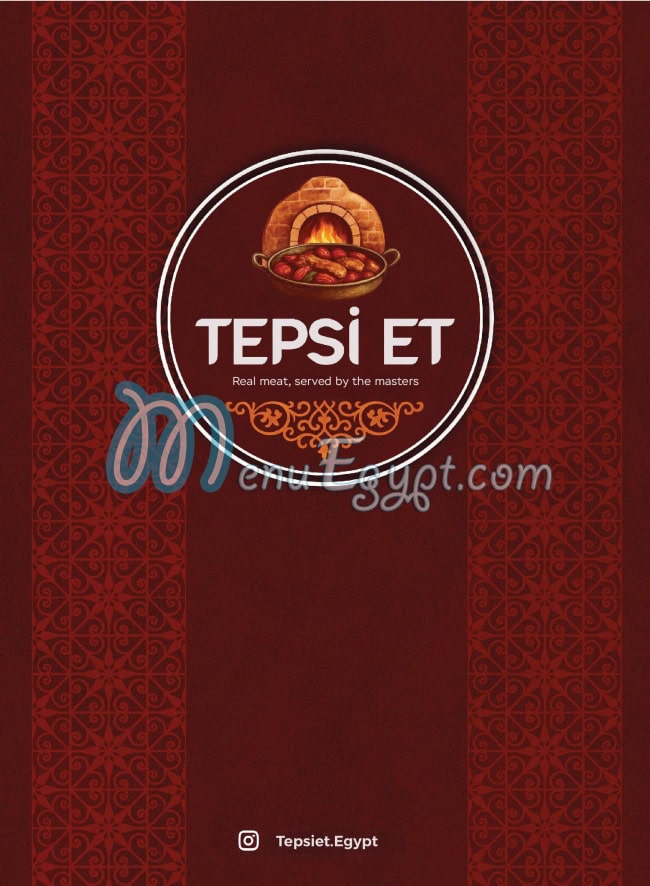 Tepsi Et menu Egypt 4