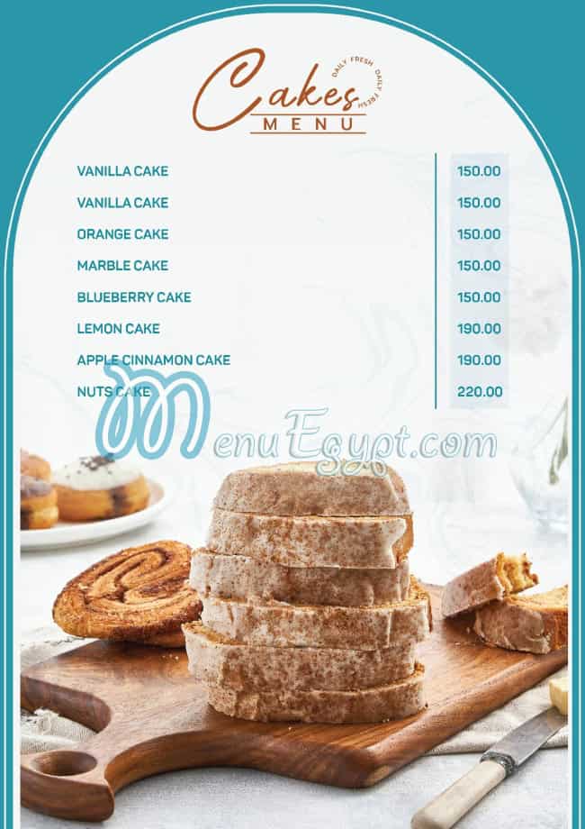 The Bakery Corner online menu