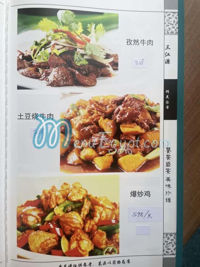 The Chinese Muslim menu Egypt 4