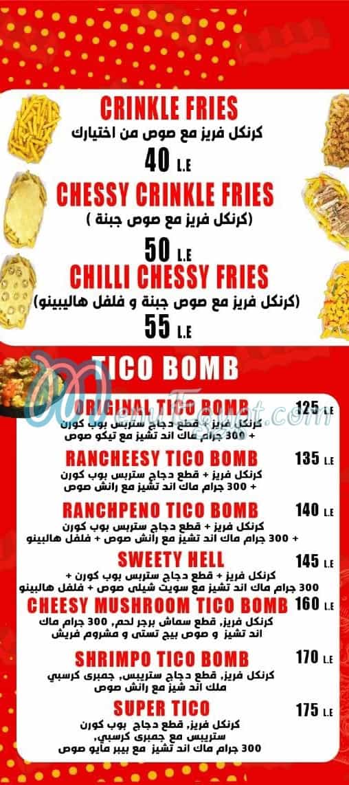 Tico Potatoes online menu