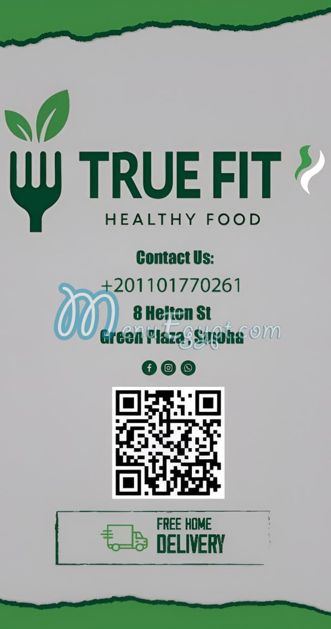 True fit delivery menu