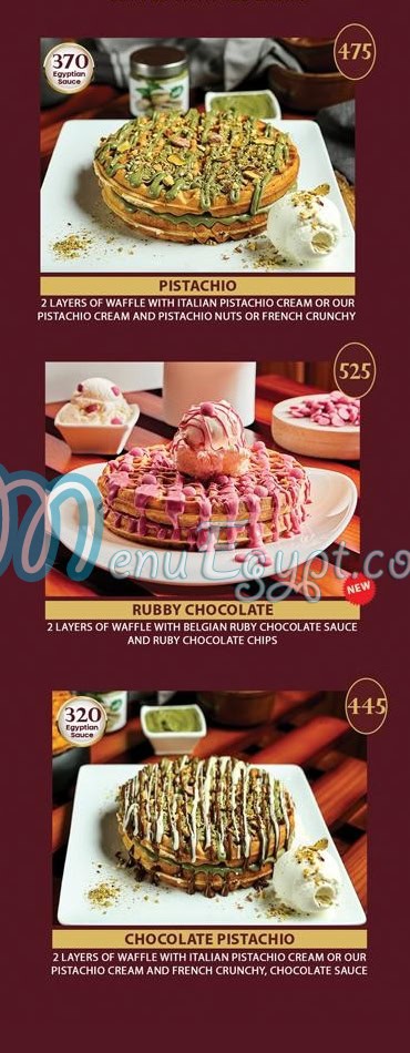 Waffle Tone menu Egypt 3