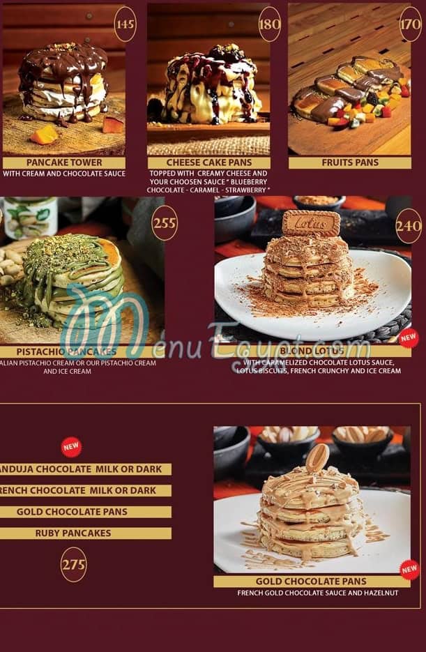 Waffle Tone menu Egypt 7