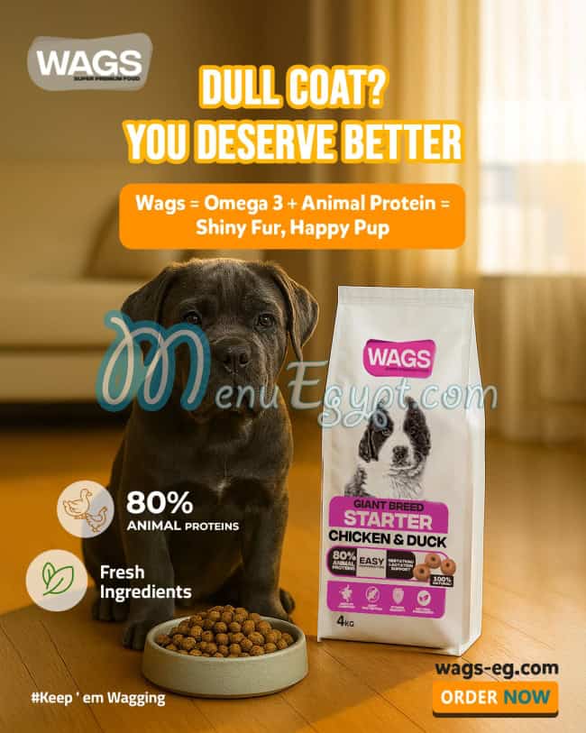 Wags Pet Food egypt