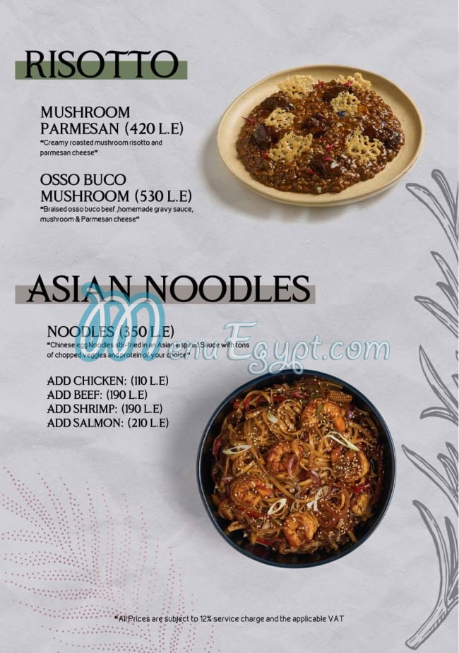 Willows menu Egypt 10