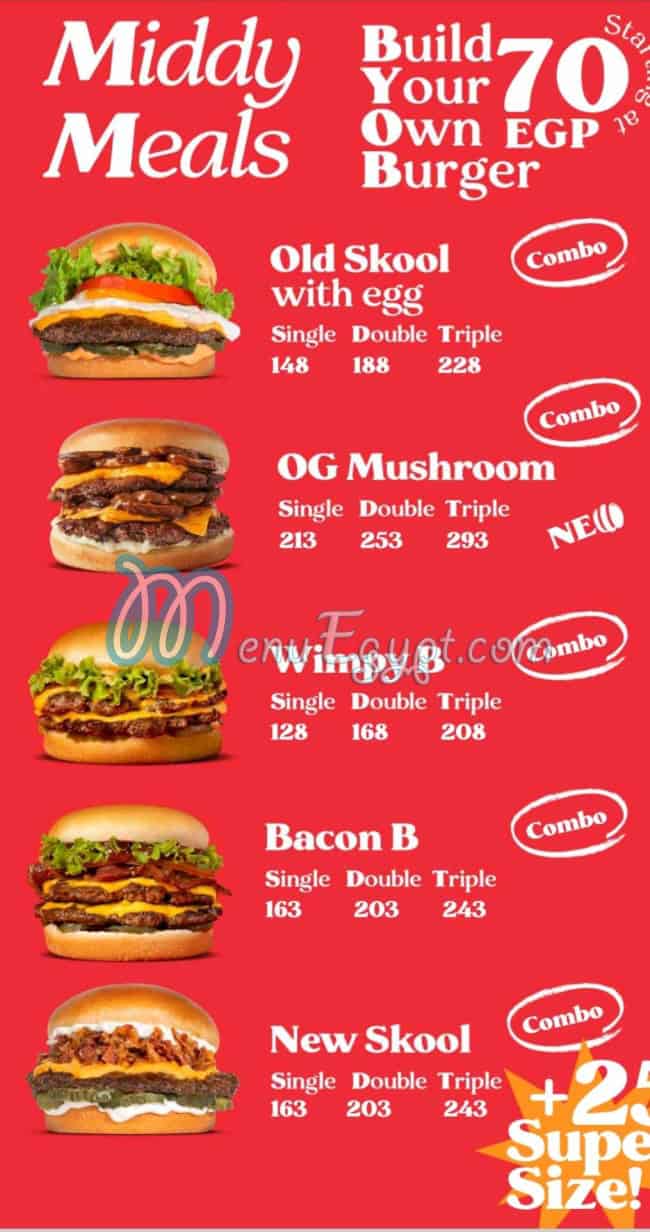 Wimpy menu