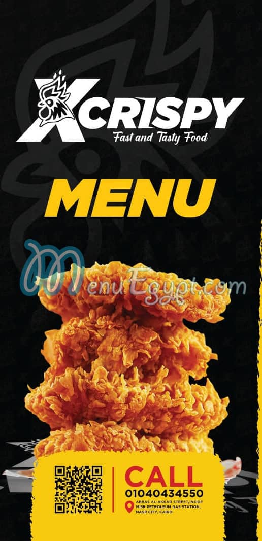 X Crispy menu