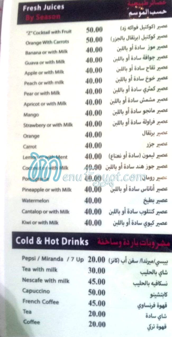 Z menu Egypt 3