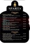Sparta Restaurant menu Egypt