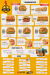 5 Roosters menu
