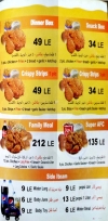 AFC Chicken menu Egypt