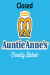 Auntie Annes menu