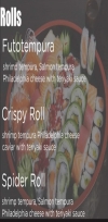 BOTO Sushi menu prices