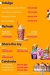 Baskin Robbins menu
