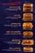 Bites Burger menu
