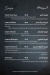 Cortigiano menu