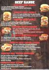 Country Burger menu
