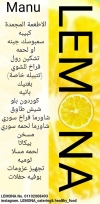 Lemona catering menu Egypt