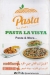 Pasta La Vista menu