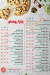 Rosto Oriental menu prices
