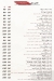 Tebesty menu