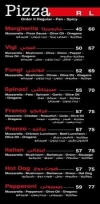 Torino menu