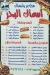 Asmak El Bahr El 3agamy menu