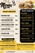 Bee Burger menu