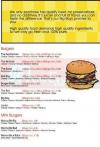 Big Boys Burger menu