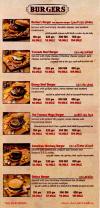 Boston Burger menu