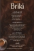 Briki menu Egypt