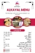 Butcher Mashweyat El Kayal menu Egypt
