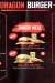 Dragon Burger menu